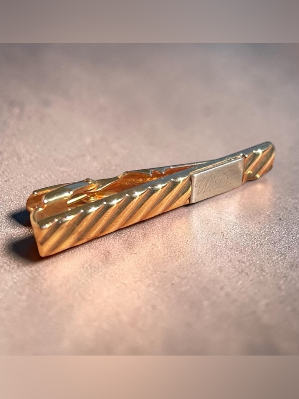 Authentic Vintage Christian Dior Gold Tie Clip Germany